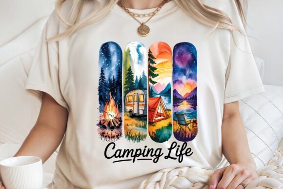Camping Life Campfire Sublimation PNG: A Designer's Review