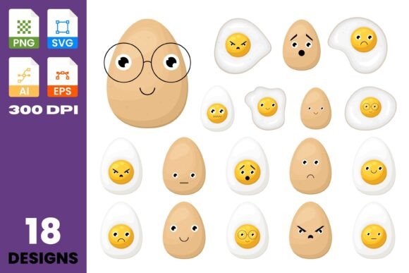 Cute Egg Clipart Sticker Set: A Designer's Review