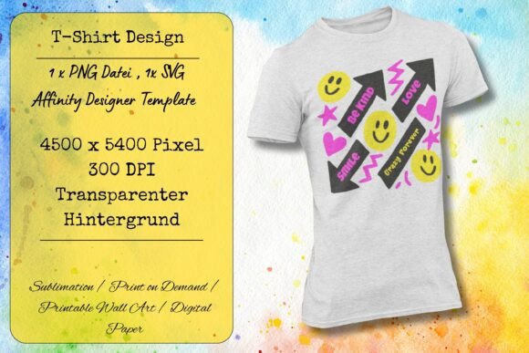 Emoji Doodle 1: A Designer's Take on Smiley Arrow Embroidery