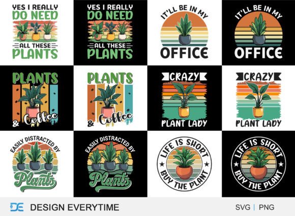 Retro Vintage Planting Design Bundle Review
