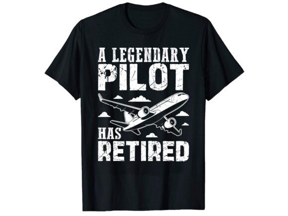Review: A Legendary Retired T-Shirt PNG SVG for Embroidery