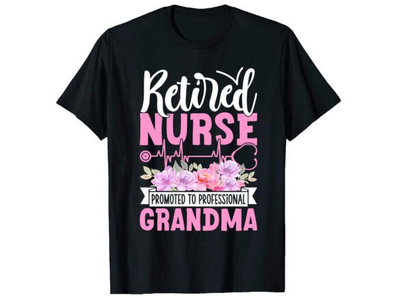 Review: Retired Nurse T-Shirt PNG SVG for Embroidery