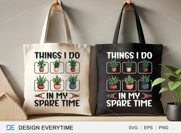 Review: Things I Do in My Spare Time Tote Bag Design