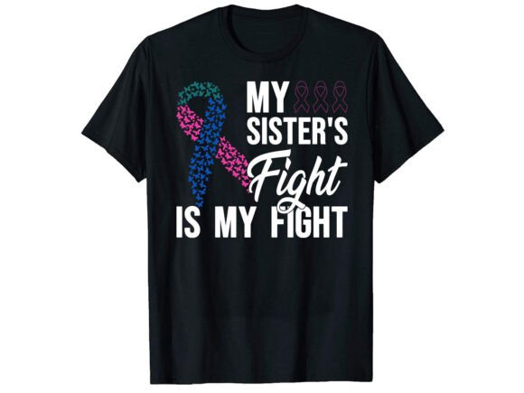 Review: Thyroid Cancer Fight T-Shirt Design for Embroidery