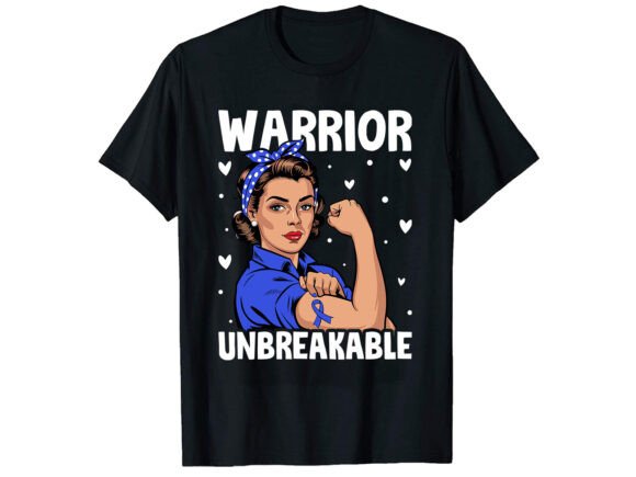 Reviewing the Colon Cancer Warrior Awareness T-Shirt Design
