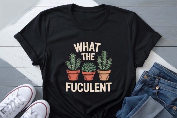 Succulent What the Fucculent T-Shirt PNG: A Designer's Review